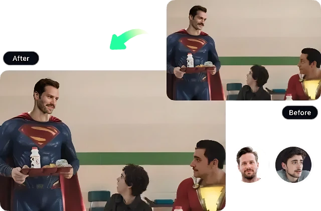 Create Funny Memes That Go Viral with Our Free Multiple Face Swap Tool