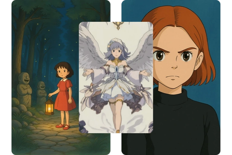 Design A Unique Studio Ghibli Character with AI